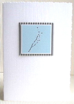 Light Turquoise/Silver Twig