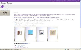 Cerias Cards website