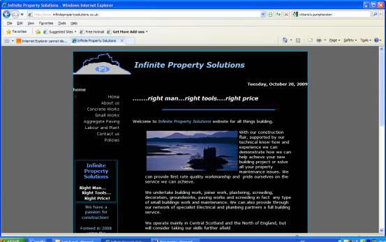 Infinite Property Solutions Website